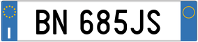 Truck License Plate